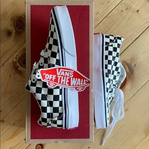 Checkered Vans - New in Box